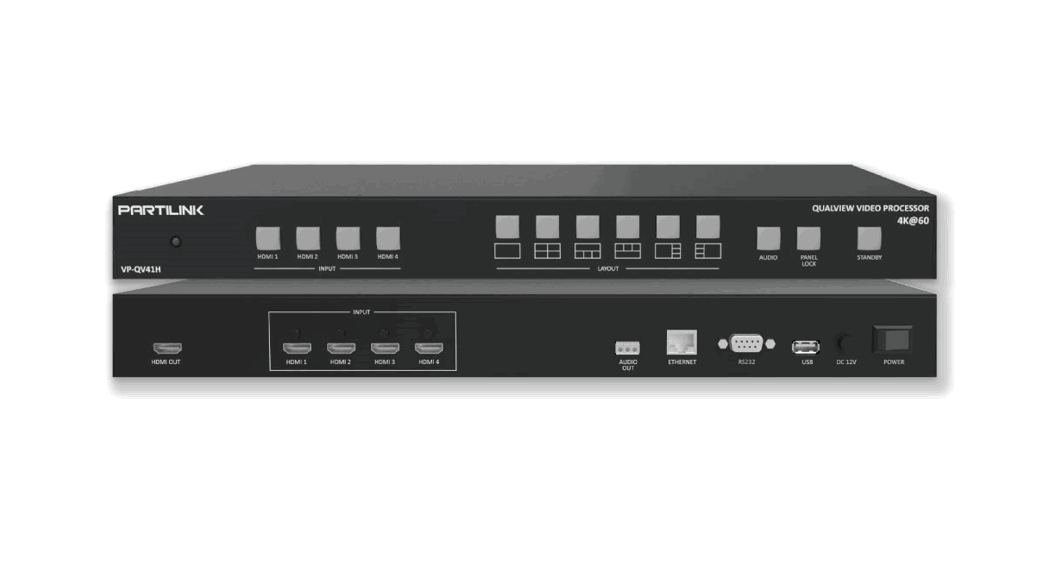 VigilLink VLML 4X1H20 4K HDMI 2.0 4K60 Multiciewer with Seamless Switching - Featured Image