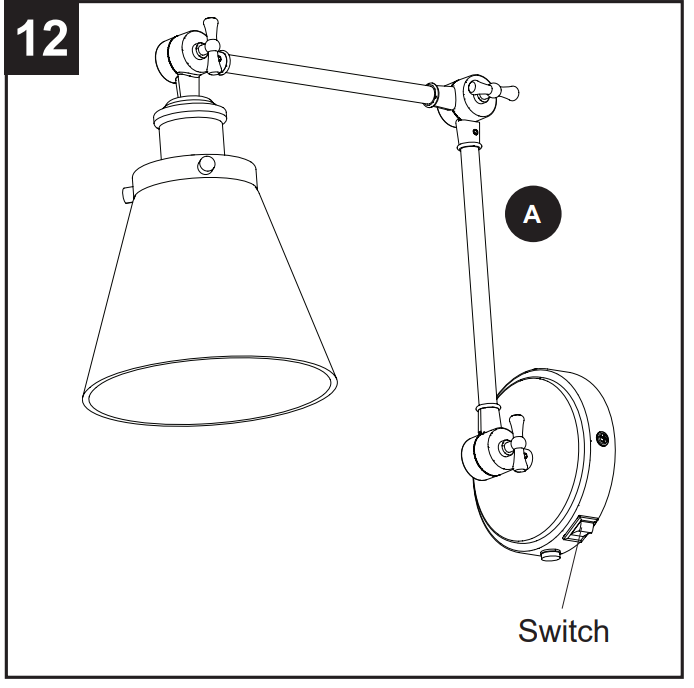 allen roth 42626 Gold Vintage LED Wall Sconce - fig 26