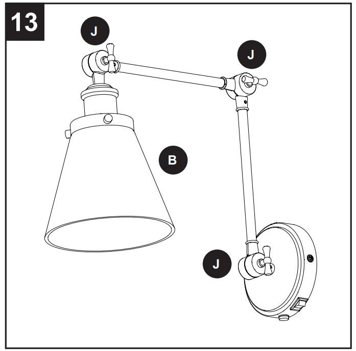 allen roth 42626 Gold Vintage LED Wall Sconce - fig 27