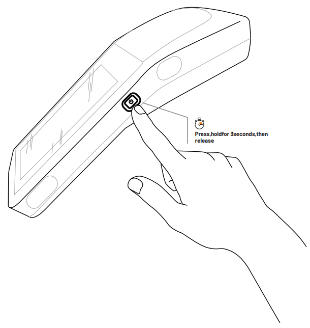 ikeGPS IKE IKE+ Device Field Pole Measurement - Powering on and off