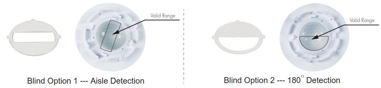 mesh PIR Standalone Motion Sensor with Bluetooth - Detection Pattern 14