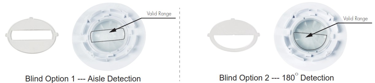 mesh PIR Standalone Motion Sensor with Bluetooth - Detection Pattern 8