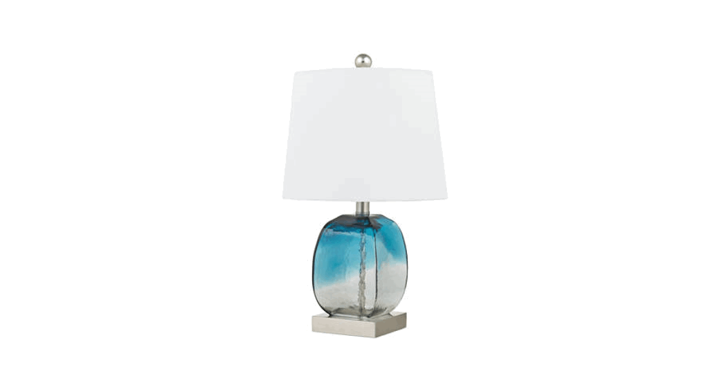 4modernhome T16 20 5 Inch Blue Table Lamp Set with USB - Featured Image