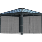 CANOPIA Curtain and Netting Set for Dallas Gazebos - Featured Image