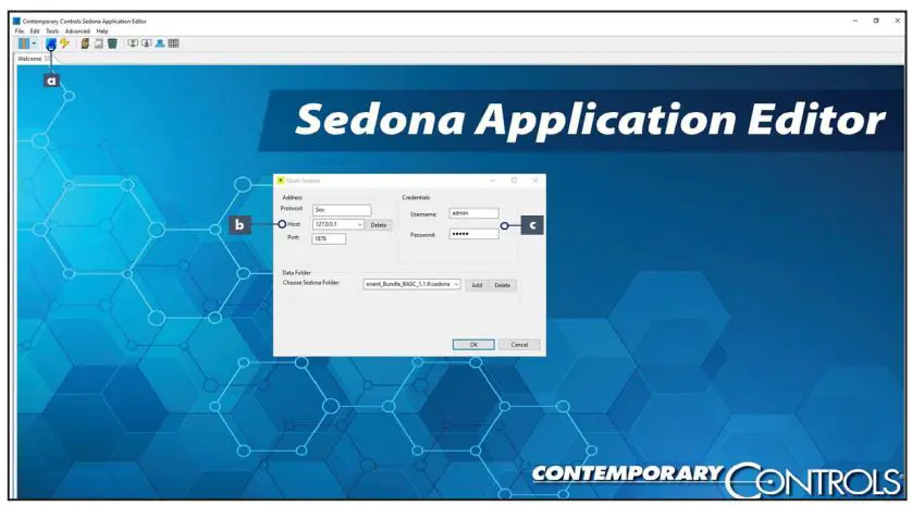 CONTEMPORARY CONTROL BAScontrol Toolset User Guide - Launch SAE and click the “Open Connection