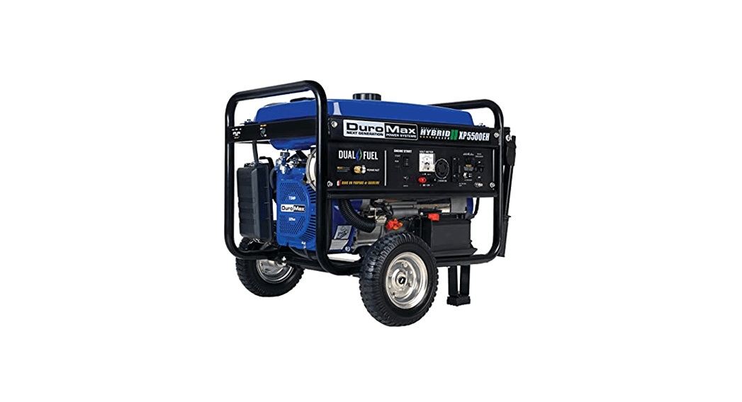 DuroMax XP5500HX Portable Dual Fuel Gas Propane CO Alert Generator - Featured Image