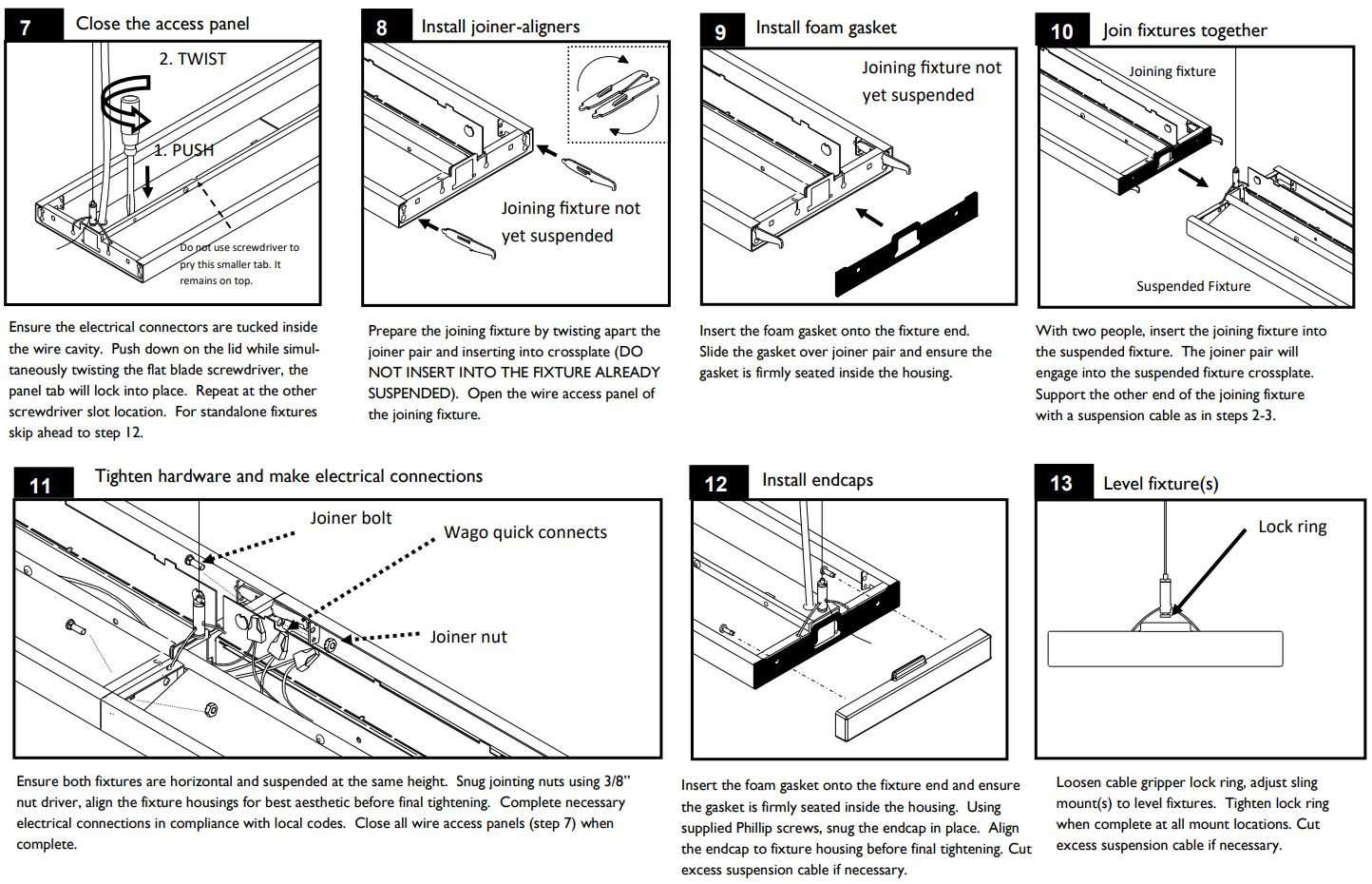 LEDALITE FloatPlane Suspended Instruction Manual - How to use