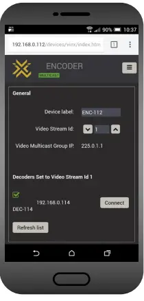 LIGHTWARE VINX-110-HDMI-DEC Over IP Scaling Multimedia Decoder with USB KVM 9