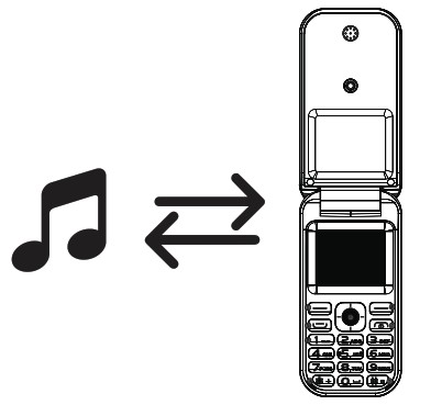 LOGIC F6 Flip Phone - Copy music Files from your computer