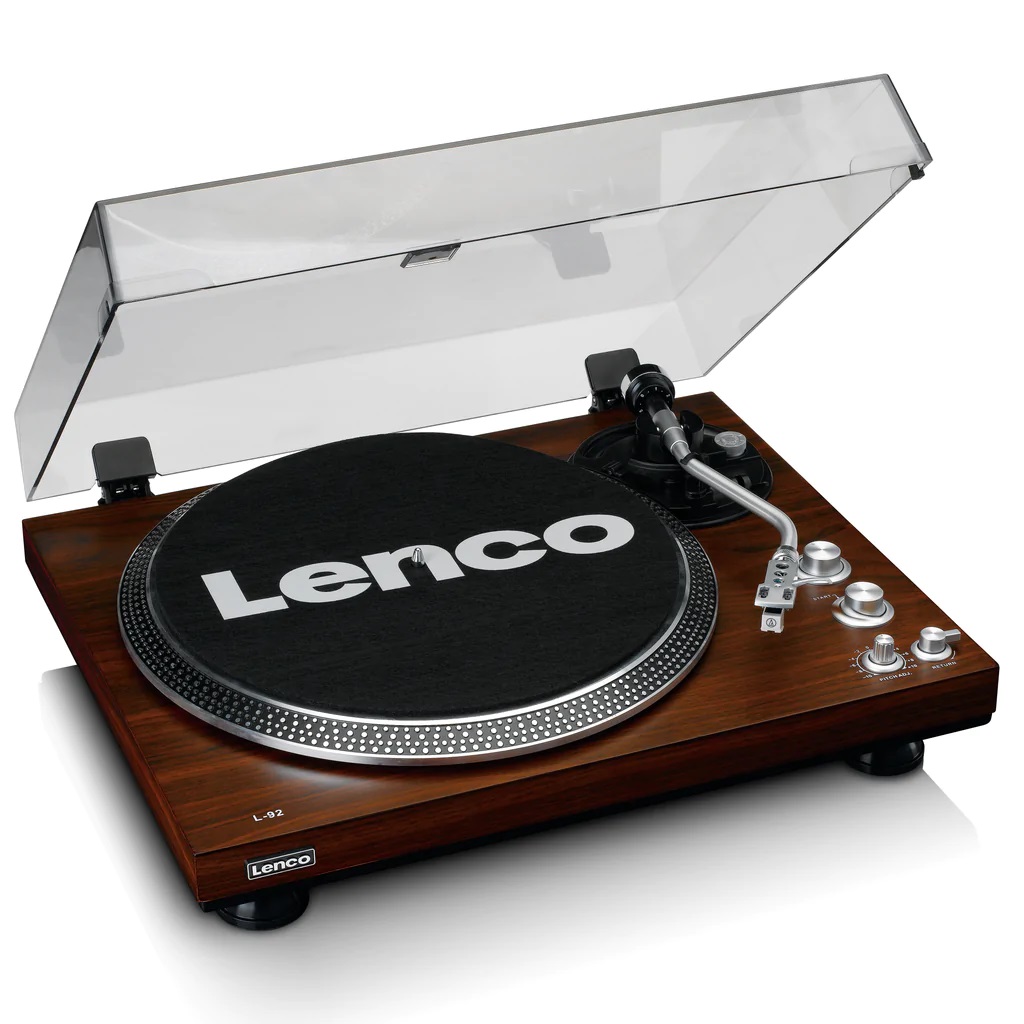 Lenco L 92 Belt Drive Turntable with PC Encoding and Autoreturn - Cover