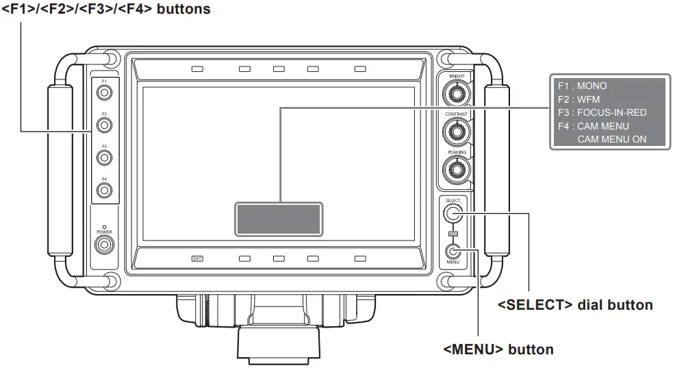 Panasonic AK HVF100G
9 Inch LCD Color Viewfinder - Figure 15
