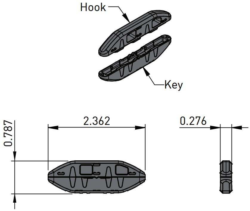 STRIPLOX Mini 60 Invisible Joiner - FIGURE 1