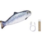 frisco 263524 Interactive-Electric-Flopping-Fish Cat-Toy-with-Catnip-FEATURE