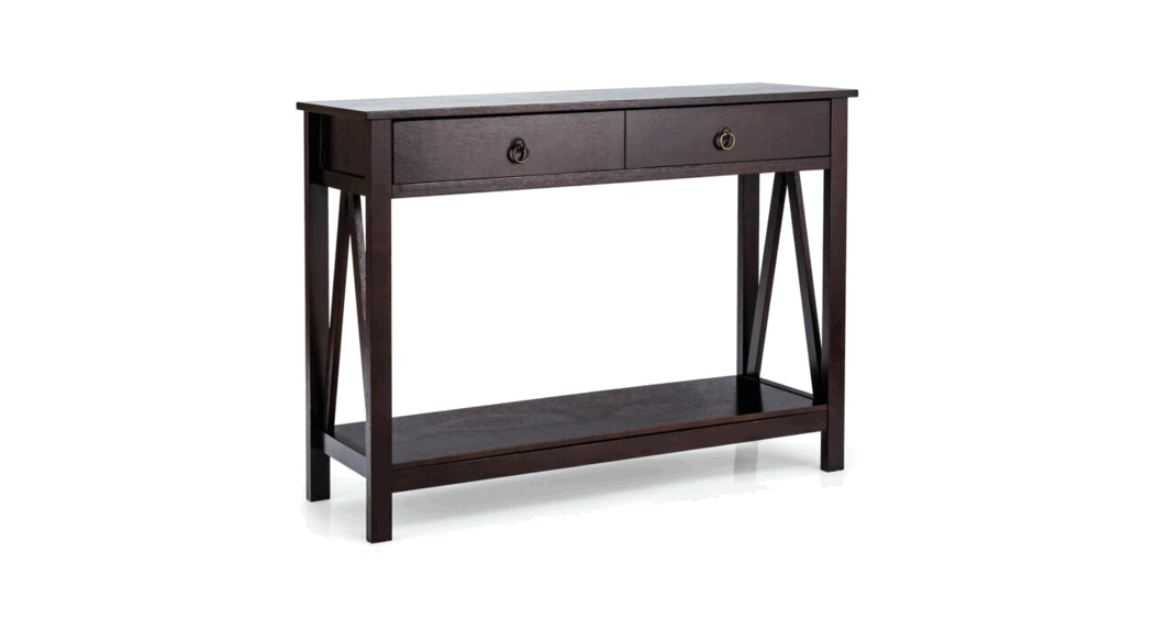 COSTWAY HW65911BN 2 Tier Accent Table - Featured Image