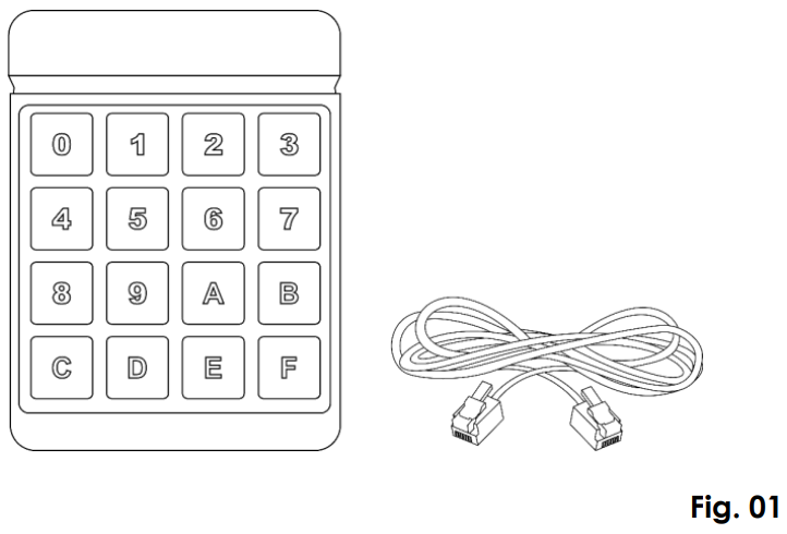 DAP D1822 Keypad for LED Control - fig