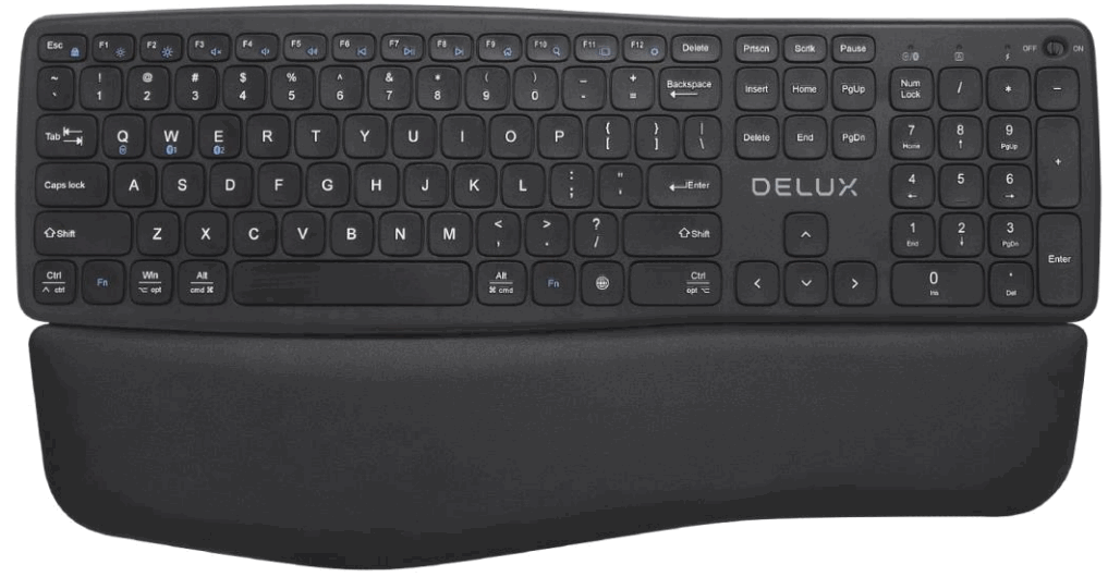 DELUX GM908CV Ergonomic Mouse and Keyboard User Manual