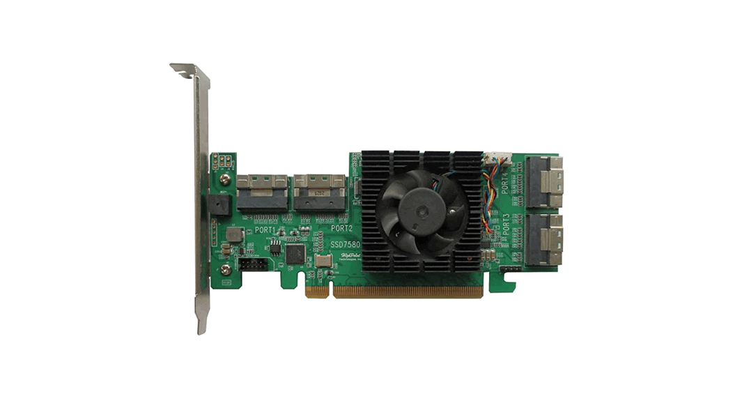 HighPoint Technologies R1180 Port to PCIe 30 x16 NVMe HBA Controller - Featured Image