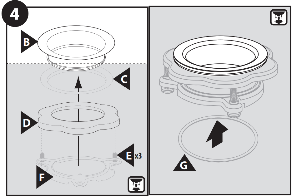 MOEN GXP50C Garbage Disposal with Power Cord - fig 10