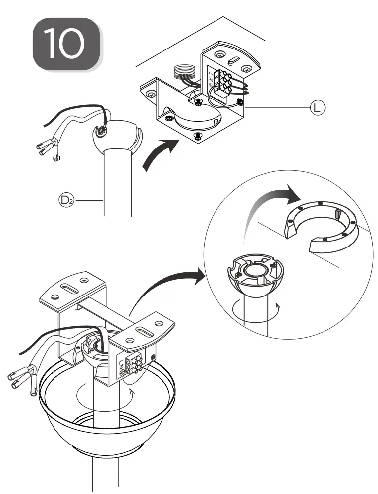 YATON ST-CF220706 Ceiling Fan
with Light - fig 10