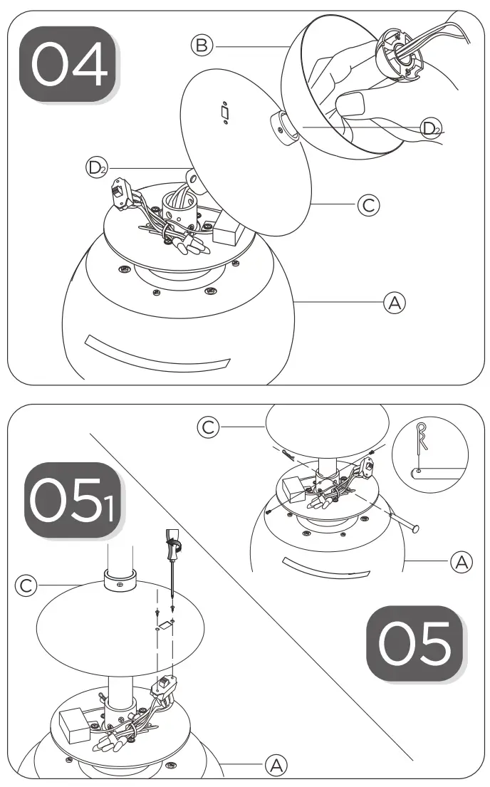 YATON ST-CF220706 Ceiling Fan
with Light - fig 7