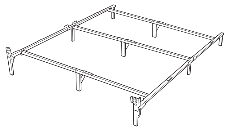 amazon basics B07D4BHP6T 9 Leg Support Bed Frame - fig 7