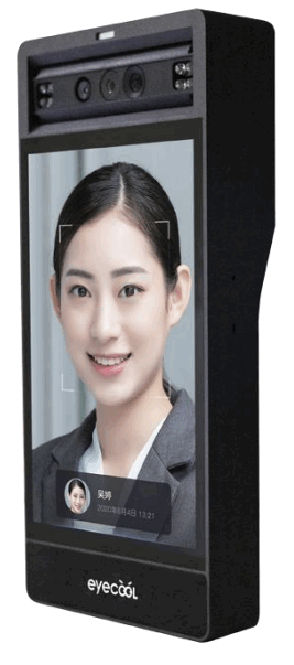 eyecool ECX333 Multimodal Face Recognition All-in-One Terminal - qr code