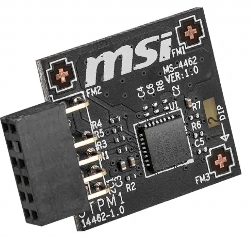 msi TPM 2.0 Trusted Platform Module