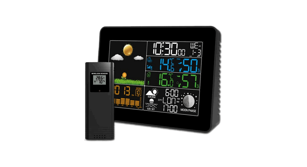 ACCUR8 YD8230A 4UK BL Weather Forecast Station - Featured Image