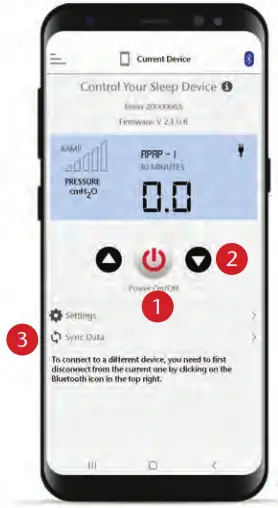 BREAS Nitelog App On Android Mobile Devices - Figure 10