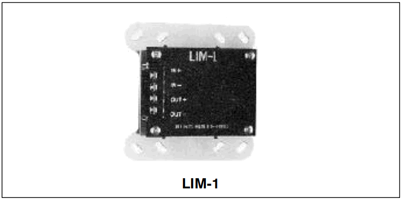 CERBERUS PYROTRONICS MXL Advanced Protection System - LIM-1