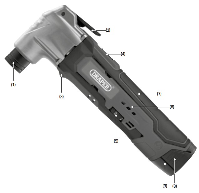DRAPER 19392 12V Oscillating Multi Tool - Product Overview