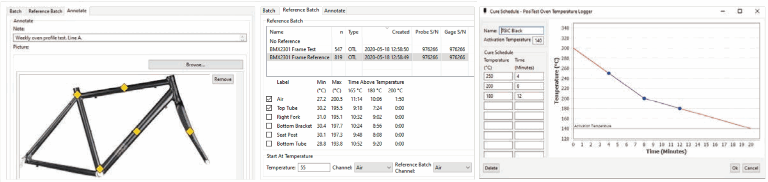 DeFelsko PosiTestOTL Oven Temperature Logger - Reference Batch