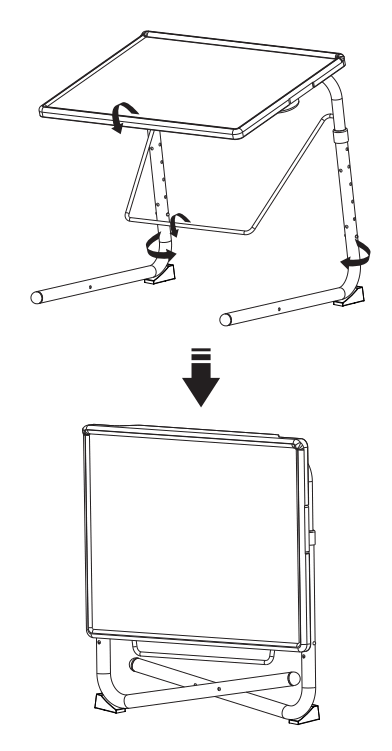 JAXSUNNY HG61A1085 Adjustable Tray Table - STEP 3