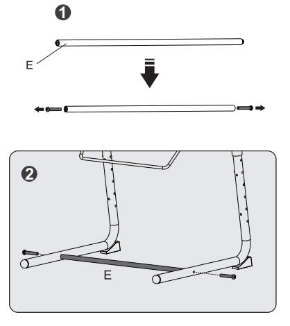 JAXSUNNY HG61A1085 Adjustable Tray Table - STEP 4