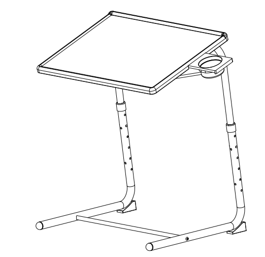 JAXSUNNY HG61A1085 Adjustable Tray Table
