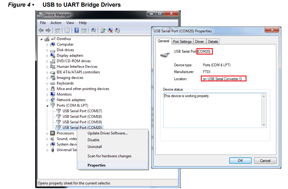 Microsemi DG0388 SmartFusion2 SoC FPGA Erroreak hautematea eta eSRAM memoria zuzentzea - ​​USB to UART Bridge Drivers