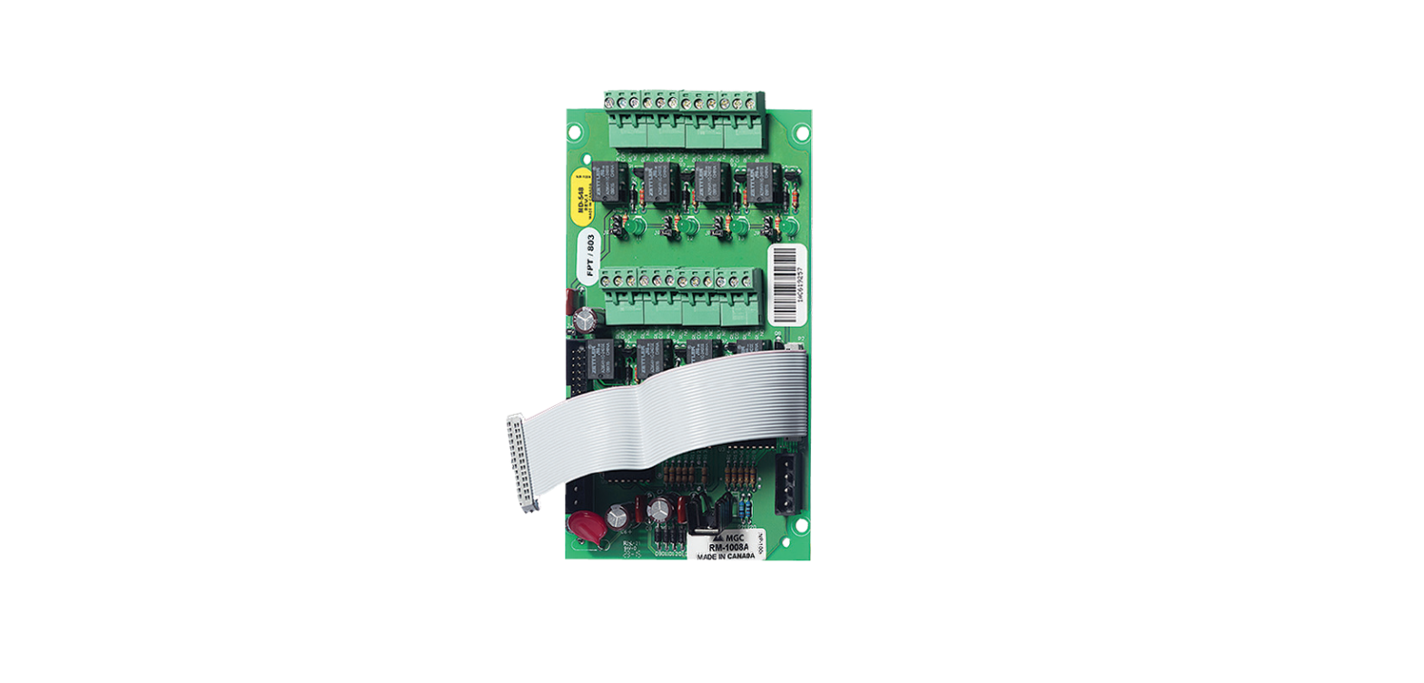Mircom RM-1008A Eight Relay Circuit Module feature