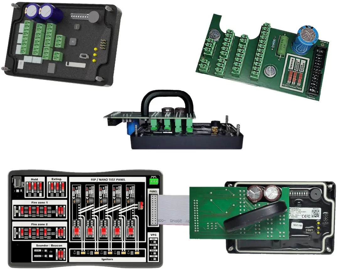 N2KB FTM Testpanel for Nano Fire Detection and Extinguishing Control System - NANO TO THE FTM