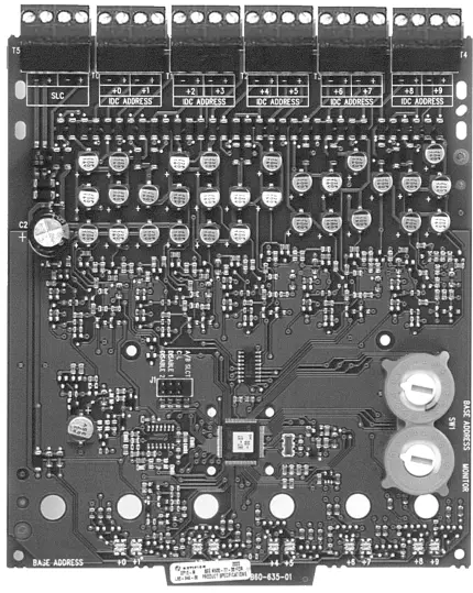 NOTIFIER NZM-100-6 Six Zone Interface Module