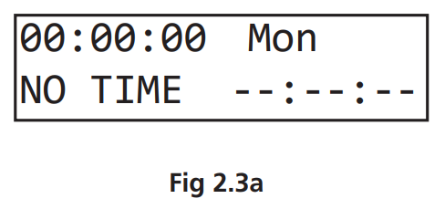 Setting The Current Time