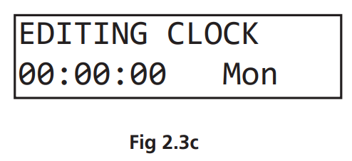 Setting The Current Time