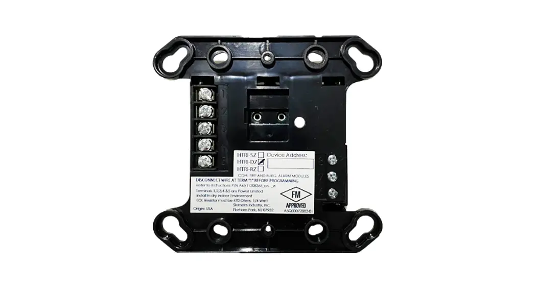 SIEMENS HTRI-SZ Addressable Switch Interface Module - Featured Image