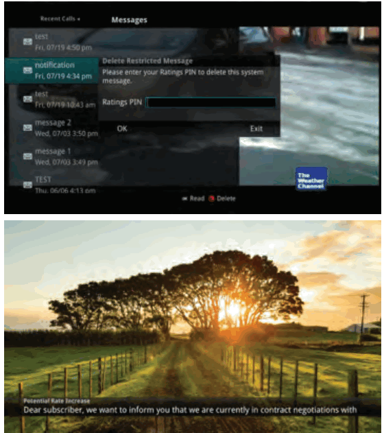 Swiftel IPTV Middleware Remote Control and DVR - Phone Menu 4
