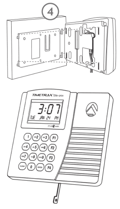 TIMETRAX Elite Prox Proximity Time Clock Terminal - fig 5