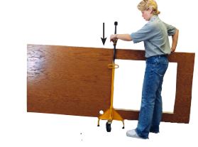 Troll 112 Panel Handler Instruction Manual - Move the SLIDE CLAMP down