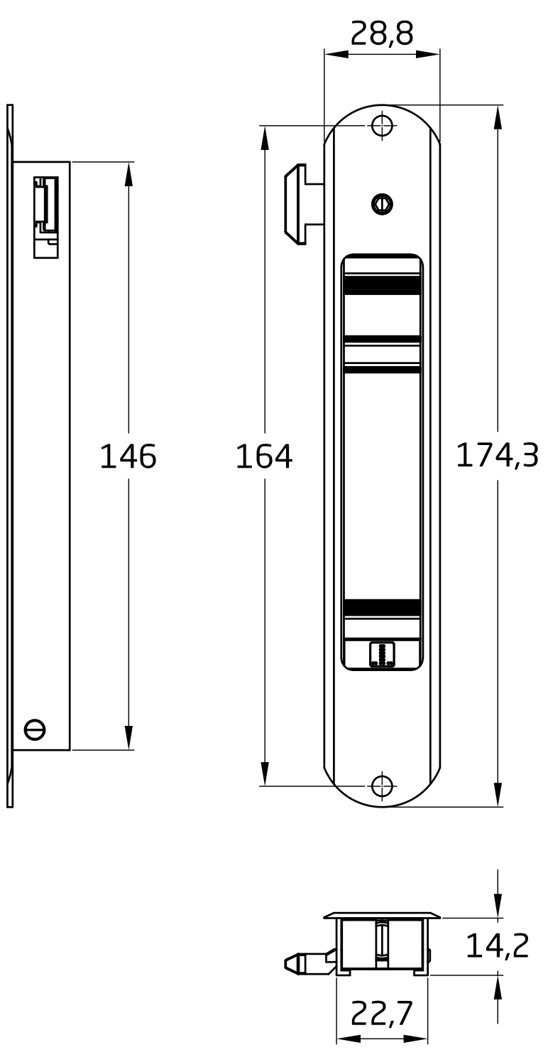 amig 3800 Sliding Window Lock