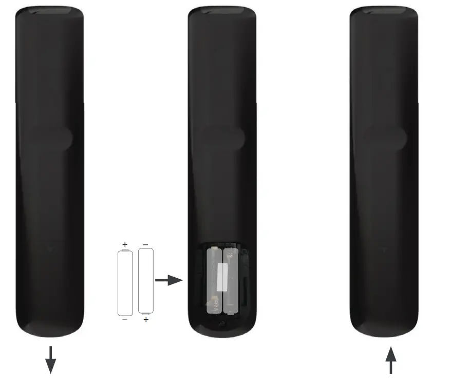 Inserting batteries