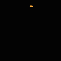 Circling orange light