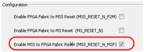 Microsemi SmartFusion2 MSS Creating a Design - MSS Reset Sub-Block