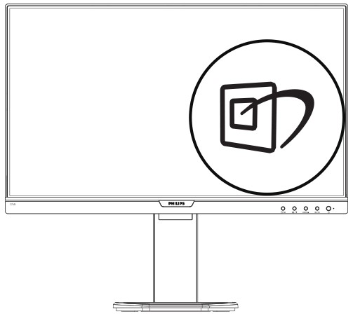 PHILIPS 276B9-00 B Line LED Display - enable SmartImage
